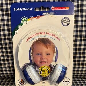Buddy phones Blue Volume-Limiting Headphones for Kids
